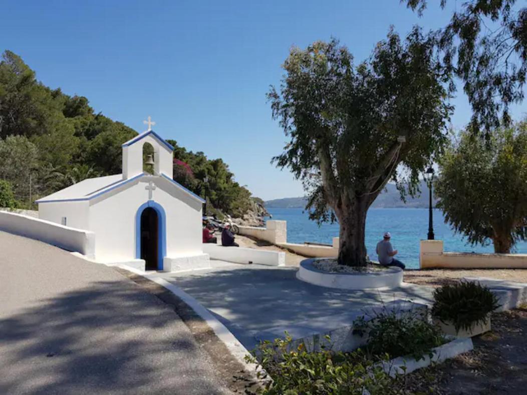 Poros Town Rigos House At Askeli Beach, Poros Island المظهر الخارجي الصورة