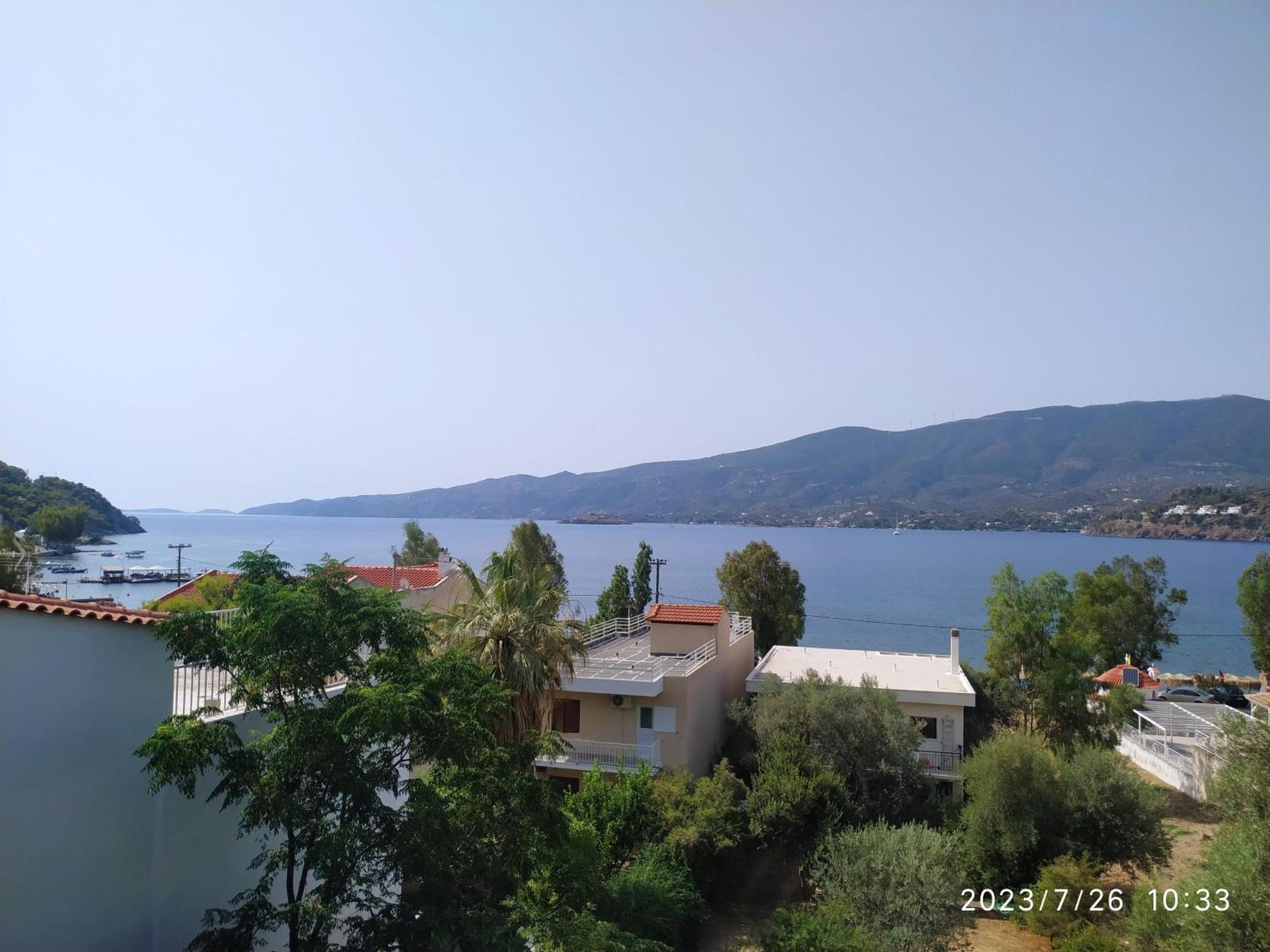 Poros Town Rigos House At Askeli Beach, Poros Island المظهر الخارجي الصورة